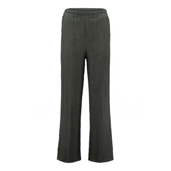 Pantaloni striati cu talie elastica