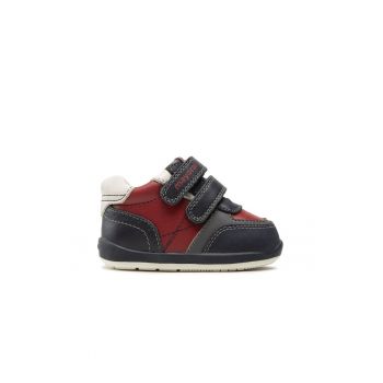 Pantofi copii -  31465 - Piele naturala - Rosu/Bleumarin