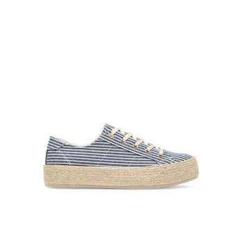 Pantofi dama -  Textil - Bleumarin