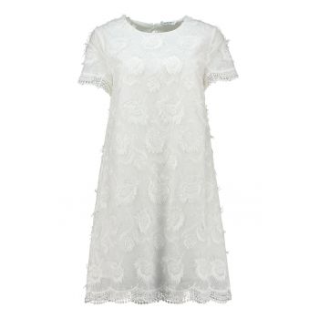 Rochie dreapta cu design floral