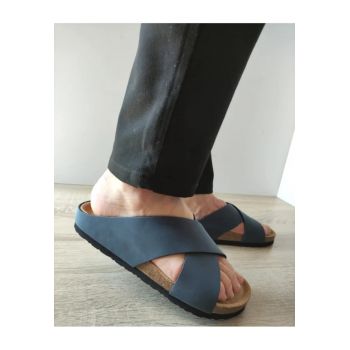 Saboti Casual Barbati  9911 Bleumarin - Bleumarin - ieftini