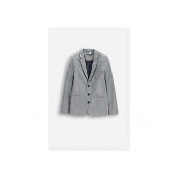 Sacou elegant cu revere decupate