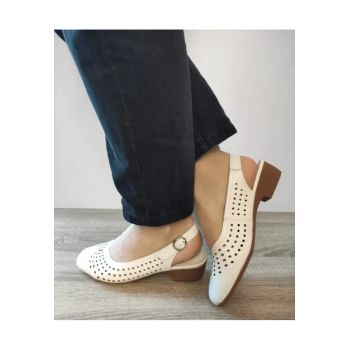 Sandale Casual Dama  460018B 52-N Crem - Crem -