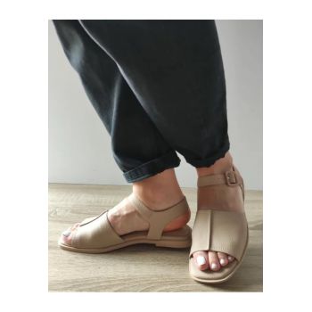 Sandale Casual Dama  60031D 03-N Bej (Apricot) - Bej -