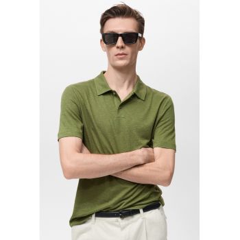 Tricou polo din amestec de in