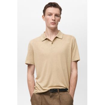 Tricou polo din amestec de in