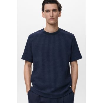 Tricou relaxed-fit din amestec de bumbac
