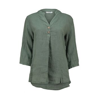 Bluza asimetrica din in