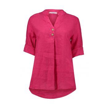 Bluza asimetrica din in