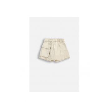 Fusta-pantalon scurta cu talie elastica