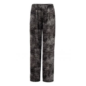 Pantaloni cu imprimeu cu aspect de piele de reptila