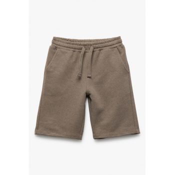 Pantaloni scurti cu snur si buzunare laterale