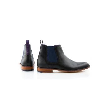Pantofi barbati -  Piele - Negru -