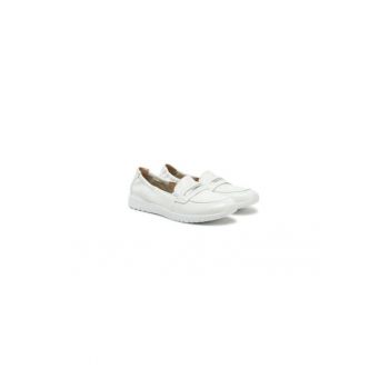 Pantofi dama  304671623 - Piele naturala - Alb