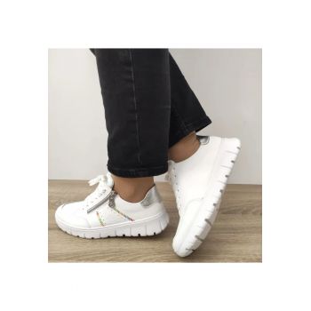 Pantofi Sport Dama  N1313-80 Albi - Alb -