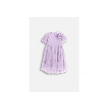 Rochie cu aplicatie florala detasabila