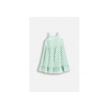 Rochie cu imprimeu gingham -