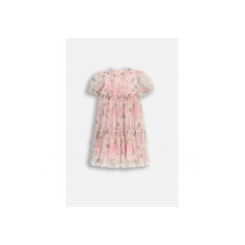 Rochie cu talie Empire si imprimeu floral