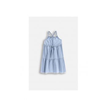 Rochie din Chambray cu bretele incrucisate
