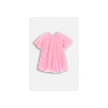 Rochie mini din tulle cu fronseuri
