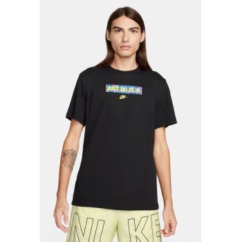 Tricou de bumbac cu logo