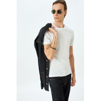 Tricou slim fit de bumbac