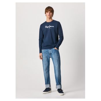 Bluza barbati  bleumarin - bumbac - decolteu rotund
