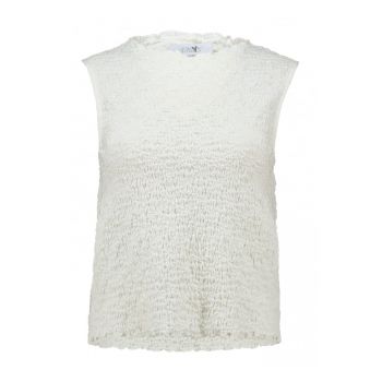 Bluza texturata fara maneci