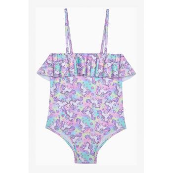 Costum de baie intreg cu imprimeu