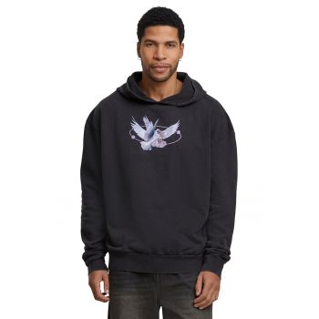 Hanorac unisex supradimensionat cu imprimeu grafic