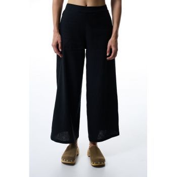 Pantaloni de plaja - din amestec de in