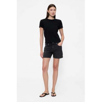 Pantaloni scurti de denim cu talie inalta