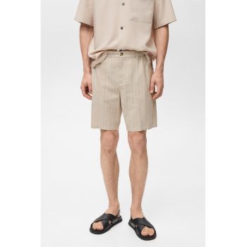 Pantaloni scurti de in si bumbac