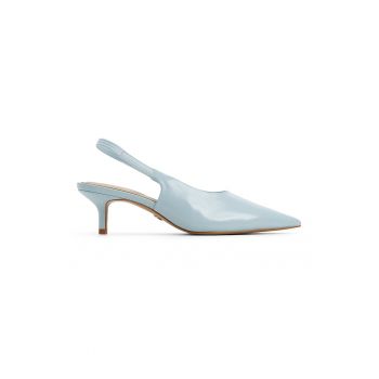 Pantofi de piele slingback cu toc kitten Oceweth