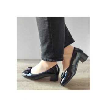 Pantofi Eleganti Dama  50053A 01-L Negri Lac - Negru -