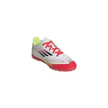 Pantofi sport copii  F50 Club - fotbal - rosu-alb - sintetic
