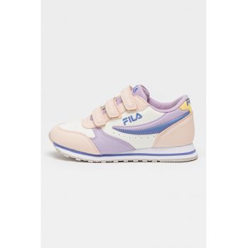 Pantofi sport de piele ecologica cu inchidere velcro Orbit