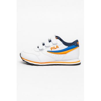 Pantofi sport de piele ecologica cu inchidere velcro Orbit