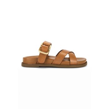 Papuci din piele Cloe
