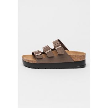 Papuci faltform de piele Florida III