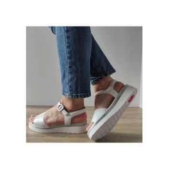 Sandale Casual Dama  88708-42 Albe - Alb -