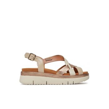 Sandale dama  303681357 - Piele naturala - Bej