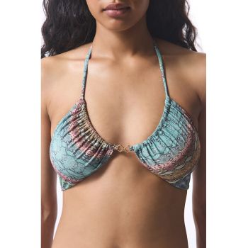 Sutien de baie cu model reptila