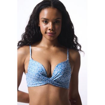 Sutien push-up cu imprimeu