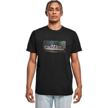 Tricou cu decolteu la baza gatului si model grafic