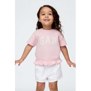 Tricou cu terminatie cu volane