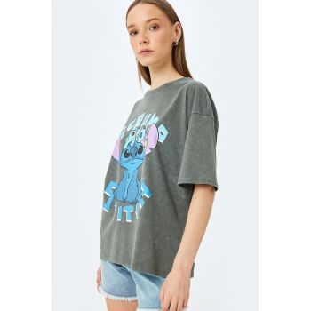 Tricou lejer cu Lilo & Stitch