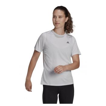 Tricou sport  lejer - gri - poliester - pentru femei -
