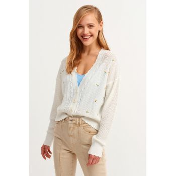 Cardigan cu decolteu in V