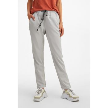 Pantaloni din amestec de lyocell cu snur